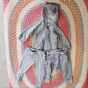 Hanna Andersson 18/24 hoodie set